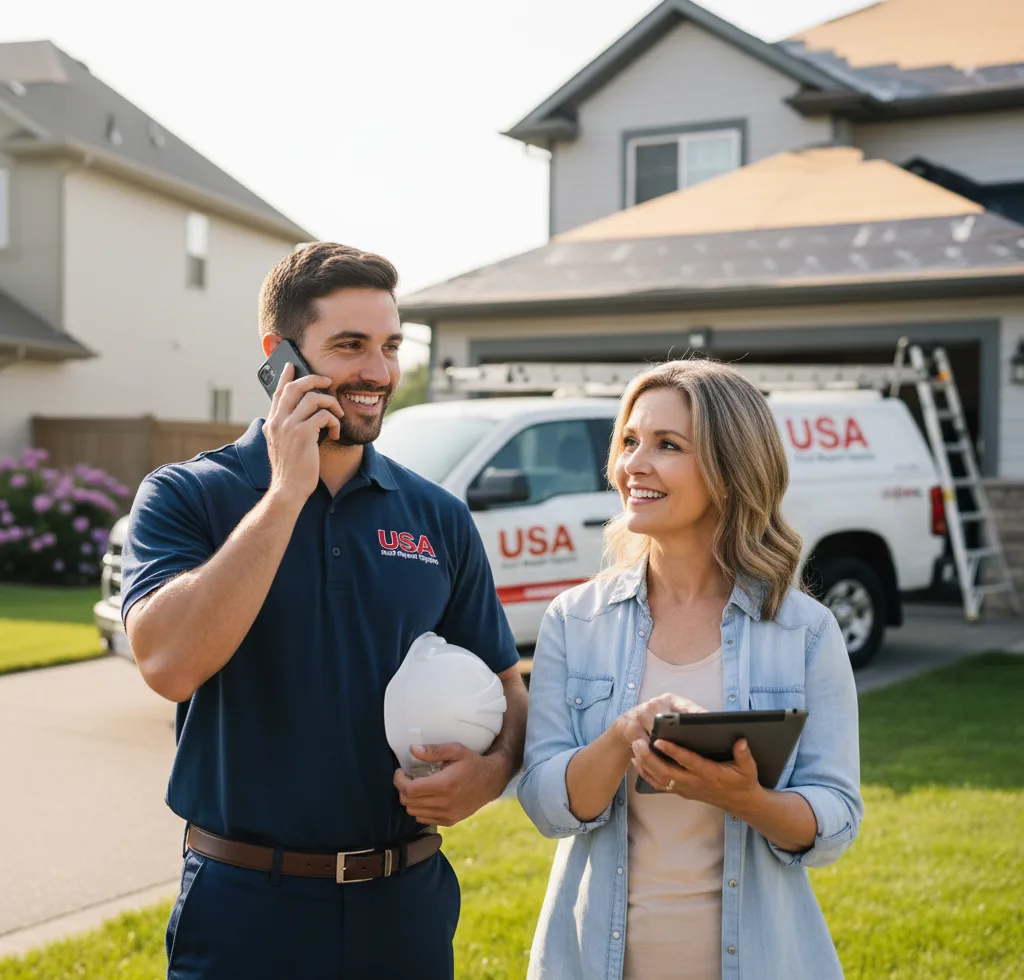 USA Roof Repair Experts customer support in La Pryor